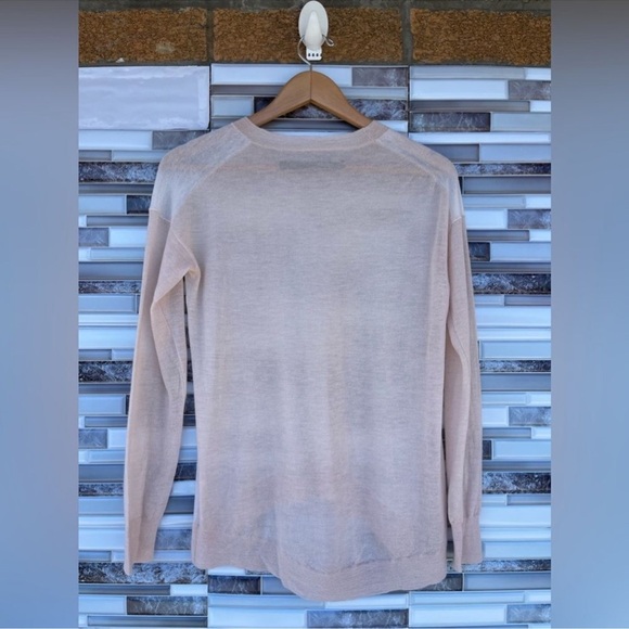 Enza costa pullover sweater sheer top small - Picture 6 of 7